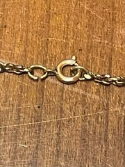 Vintage 1976 MMA Egyptian Revival King Tut Cartouche Pendant Necklace 23” Chain