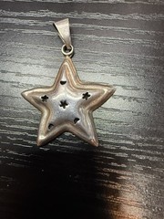Vintage Mexican Sterling Silver Celestial Star Pendant – Taxco TC-205