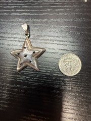 Vintage Mexican Sterling Silver Celestial Star Pendant – Taxco TC-205
