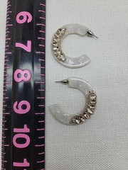 Vintage Earring Lot Of 3 Pierced Loops Studs