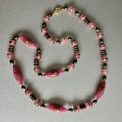 Murano Glass Necklace and Earrings – 1970s