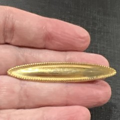 Vintage Miriam Haskell Brooch 2.25 In