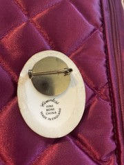 Beautiful Bone Cons Antique Pin