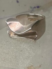 Bjorn Weckstrom ring size 5.50 band sterling silver women circa 1970’s