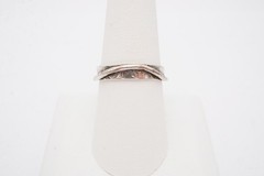 Vintage Sterling Silver 925 Ring Size 8.5 Textured