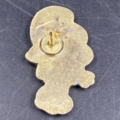 Vintage 80’s Smurfette Ename Cloisonne Pin Brooch Metal Lapel Cartoon Smurfs