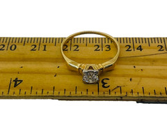 Vintage 1940’s 14k & Palladium Diamond Engagement Ring