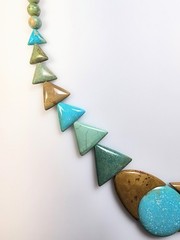 Unique Turquoise Beaded Necklace Desert Rose Trading DTR Jay King