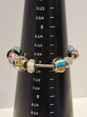 Persona sliding charm bracelet some sterling