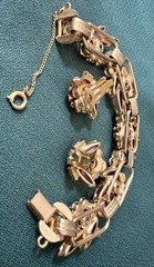 BREATH-TAKING GORGEOUS VINTAGE JULIANA BRACELET EARRINGS SET EXCELLENT CONDITION