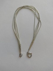 Vintage Native American Sterling Silver Five Strand Bracelet