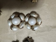 Lot Of 20 Retro Clip On Earrings with assorted Metals And Styles