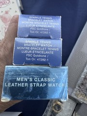 Vintage Jewelry Lot All Avon Watches In Boxes 10 Unknown If Work Appear Unworn