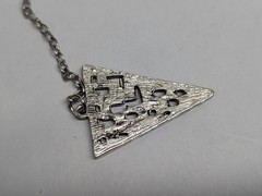 Upside Down Triangle Pendant Choker Necklace Geometric Hipster Chain Charm