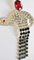 COLLECTION! 5 VINTAGE COCKTAIL DRINK PINS, WAITER, DIRTY MARTINI. BUBBLY, WINE