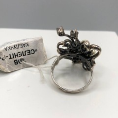 Solid Silver 925 Ring Pearl Women’s Jewelry