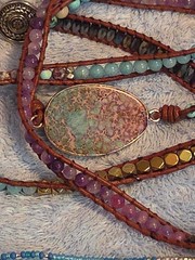 lot of 17 pcs of Beaded jewelry variety of items, sizes, Watch, colors.