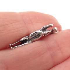 Wheeler Mfg. 925 Sterling Silver Vintage Horse Oxidized Charm Pendant