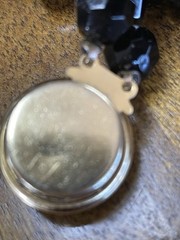 Vintage Black Faceted Glass Bead Necklace & Bracelet. MC. 150g