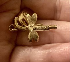 Kirk’s Folly USA Dragonfly Dangle Earrings 1 3/4” Long