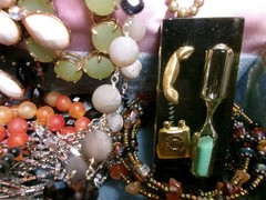 VTG~NOW Estate Jewelry Box +Lot UNTESTED~FASHION~2 lbs+ & Some 925 Sterling