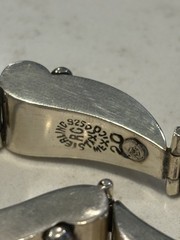 HEAVY Vintage Taxco 925 Sterling Silver Mexico RC Bracelet Good RARE