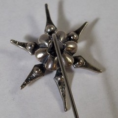 MMA Star Crystal Bohemian Style Sterling Stick Pin Metropolitan Museum of Art NY