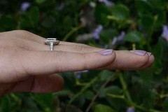 Art Deco Antique 3.80 Ct Natural Sapphire Vintage Engagement Ring 925 Silver