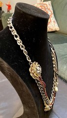 Juicy Couture Vintage Victorian Look Longer Layered Necklace W/details!!!!