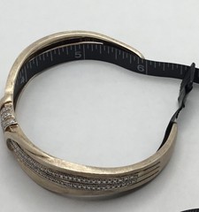Ross Simons 18K plate over 925 Sterling Cuff bracelet 7″-7.25” – 22.81g