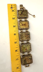 MAXIMAL ART John Wind Bunny Easter Rabbit Whimsical Gold Plated Bracelet Vintage