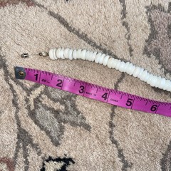 Puka Shell and Turquoise Necklace Vintage