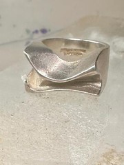 Bjorn Weckstrom ring size 5.50 band sterling silver women circa 1970’s