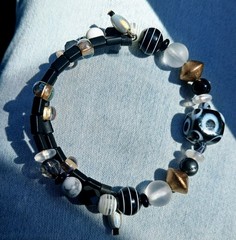 Suzanne Bellows 3 Piece Signed Necklace, Bracelet & Earrings. One Of A Kind!