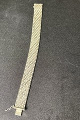 Vintage Sterling Silver Mesh Link Bracelet 7.5”