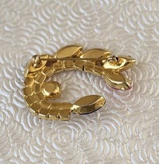 Vintage Patriotic Red White Blue Milk Glass Brooch Pin