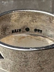 Dolphin ring dolphins band size 5.50 sterling silver women