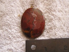 Vintage Brown Natural Stone Pendant