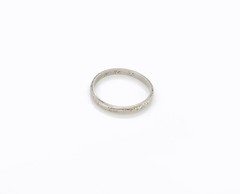 Vintage Belais Wedding Band, Leon to Jane 10-26-35, Size 5.5, 14K