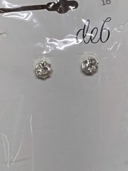 Avon(Deb) 2pc Lot Of 3 Goldtone Jewelry Necklace, Earrings Sets Faux Diamonds