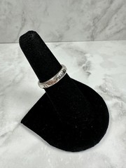 GAP Sterling Silver Ring with “Do Not Forget Me” in French – Size 6.25