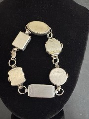 Vintage 6 Watch Head Bracelet Wittnauer 10K GF Paul Breguette 17J Swiss