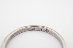 Vintage Sterling Silver 925 Ring Size 11.25 Textured H5