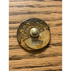 Vintage Maximal Art John Wind Disney Mickey Minnie Mouse Disco Pin Brooch Gold