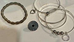 Romantic Victorian Style Silvertone & 925 Jewelry Lot (15)