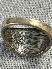 Vintage Bell Sterling Silver Thunderbird Signet Ring Sz 7 — 3014
