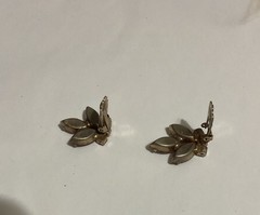 Vintage Smoky Lavender No Brand Earrings
