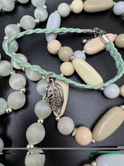 Vintage Jewelry Lot 11 Pc 6 Necklaces 3 Earrings 2 Bracelets Pastel Beaded