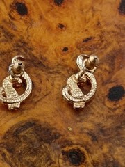 BABY PHAT Post EARRINGS W/Rhinestones 1990’s