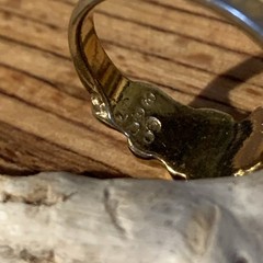 VTG Castings On Parade Nugget Ring Size 6 1988 Gold Tone no stones